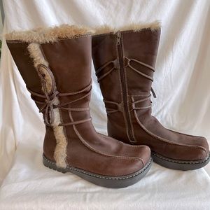 Earth Kalso Alaska Brown Leather Boots 7